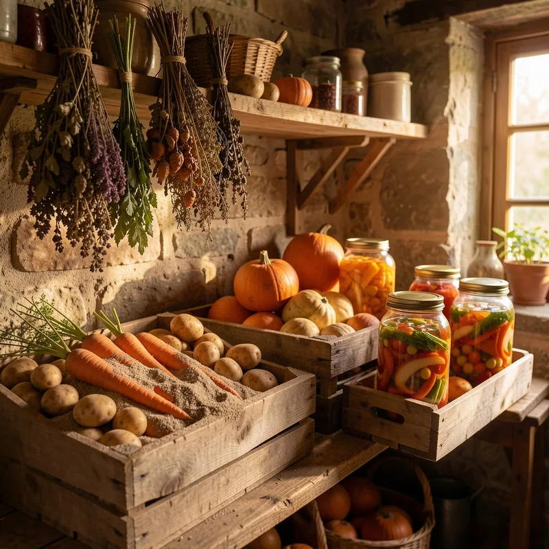 Comment conserver les légumes du potager sans rien perdre